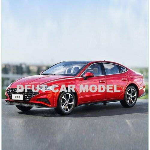 Diecast 1:18 Alloy Pull Back Toy Sonata Ten generations Car Model Of Childrens Toy Car Original Authorized Authentic Kids Toys
