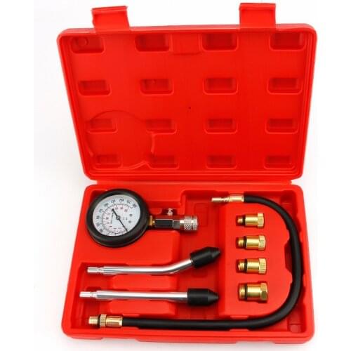 Pressure gauge 9pcs Petrol Gas Engine Cylinder Compressor Gauge Meter