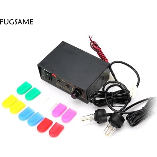 FUGSAME Type R 12V 55W Multi-Function Adjustable Warning Strobe Light PS704-2 U Tube Flashing Lights