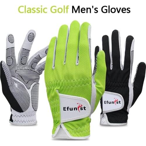 Golf Gloves Mens Single Left Hand Breathable Non-Slip Golf Gloves