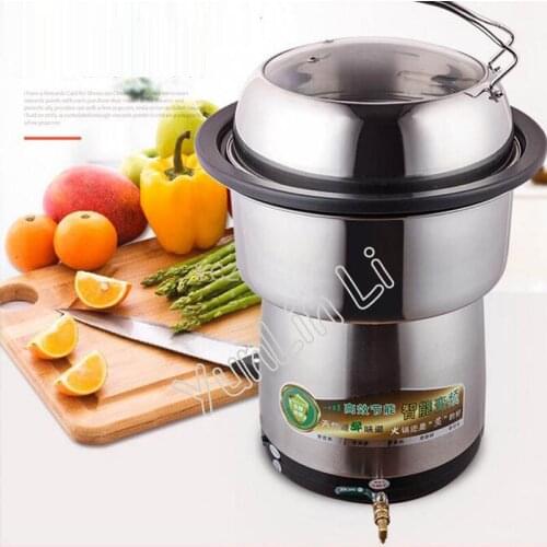 Commercial Electric Hot Pot Multifunctional Steam Hot Pot Stainless Steel Cooking Pot BST-2800
