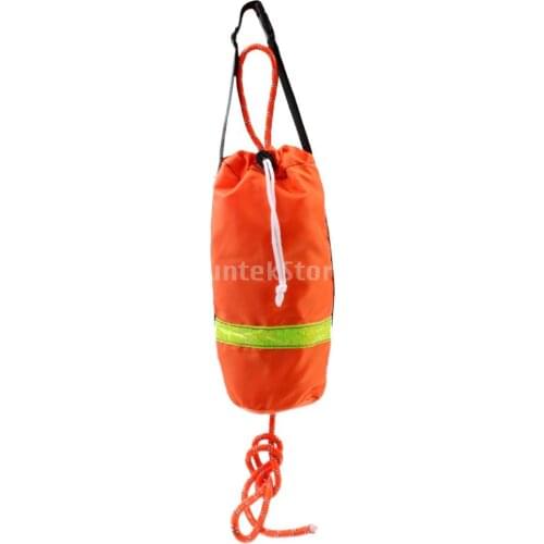 16/21/31m 8mm Reflective Water Floating Life Line Rescue Throw Rope Bag Kayaking Canoeing Boating Rafting Water Sports