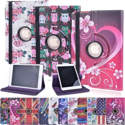 360 Rotating Case for Apple IPad 8th/7th/6th/5th/Air 1 2 3 4/ Mini 1 2 3 4 5/Pro 11 Stand Cover PU Leather Tablet Funda Coque