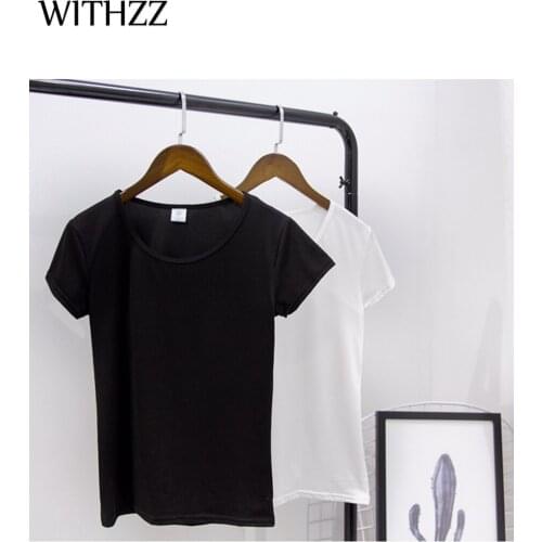 Женские футболки с коротким рукавом WITHZZ China At AliExpress