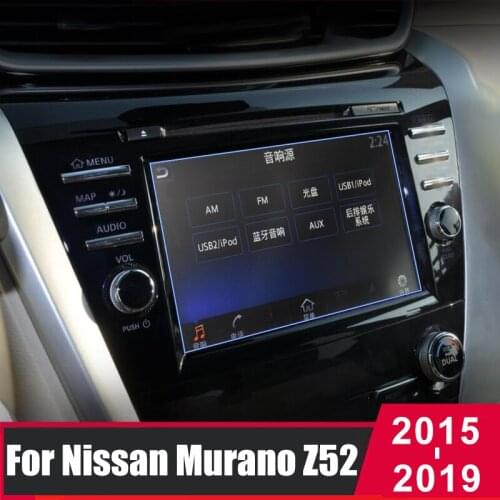 For Nissan Murano Z52 2015 2016 2017 2018 2019 Tempered Glass Car Navigation Screen Protector Touch Display Screen Film Sticker