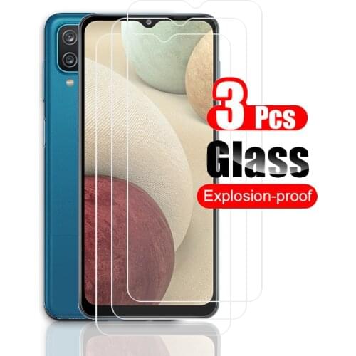 3Pcs glass For samsung a12 protective glass for samsung galaxy a 12 12a 2021 sm-a125f/ds 6.5'' screen protector phone Films