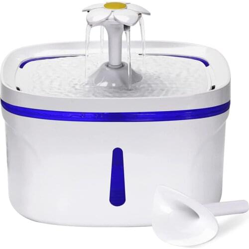 2.5L Automatic Cat Water Fountain with LED Lighting Dog Water Dispenser Filter Drinker Pet Drinking Water Feeder Bowl