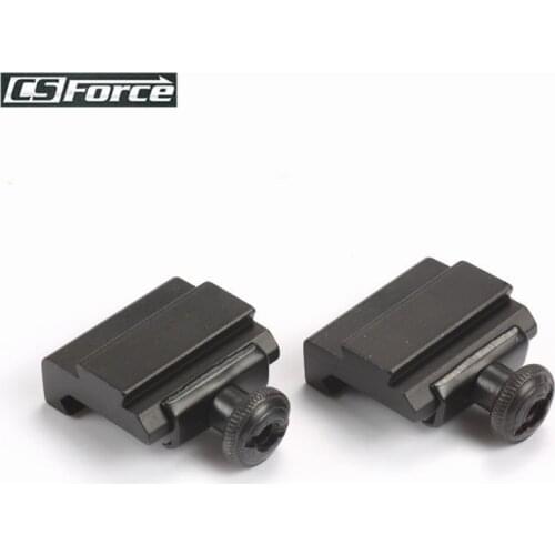 2Pcs Hunting Scope Mount 20mm to 11mm Base Adapter Weaver Picatinny Rail to Dovetail Base Adapter Caza Hunting Gun Accessories