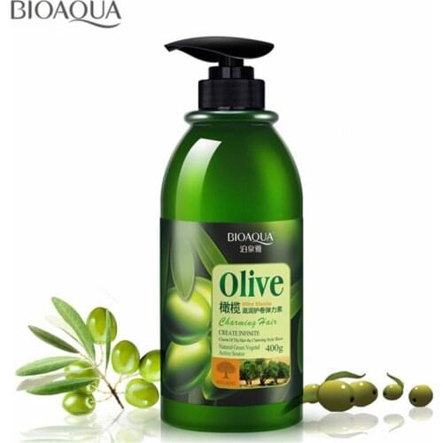 BIOAQUA 400ML Extract Olive Essence Curl Enhancer Curls Styling Elastin Lasting Moisture Improve Frizz Easy To Stereotypes