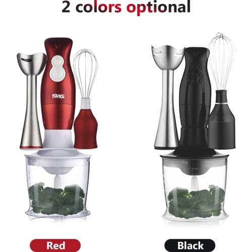 4 in 1 Hand Immersion Blender Stainless Steel Stick Blender 700ml Mixing Beaker 500ml Food Chopper Blender Food Mixer Whisk