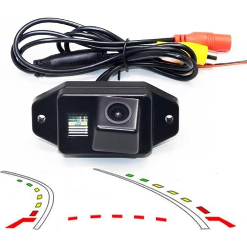 Dynamic Trajectory tracks Car Parking Rear View backup Camera For Toyota Prado Land Cruiser 120 Prado 2700 4000 Reverse Camera