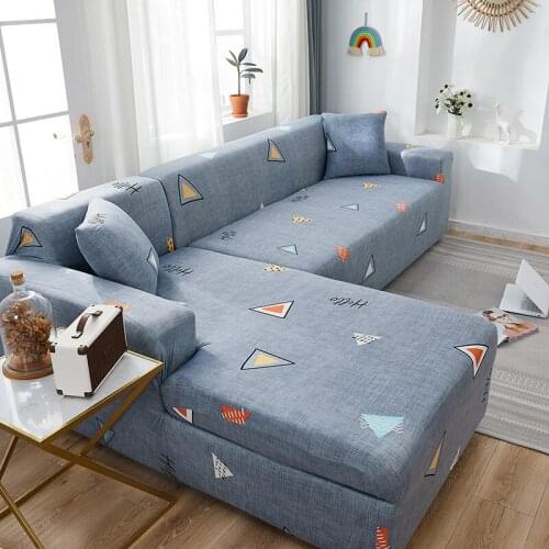 Sofa Cover Stretch Slipcovers Sofa Sectional Elastic for Living Room Couch Cover Single/Two/Three/Four Seat 0029