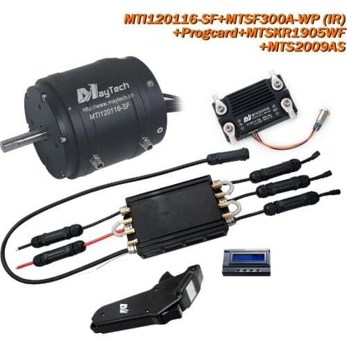 Maytech Electric Surfboard Watercooled 120116 18.8KW Inrunner Motor with MTSKR1905WF Remote 300A ESC With Water Pump