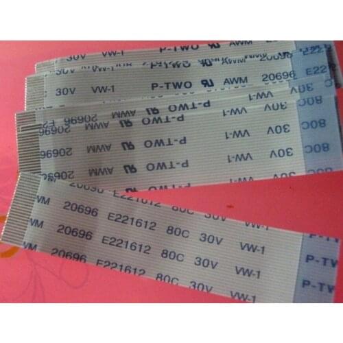 FFC 0.5pitch 24pin 54mm long type B Flexible Flat Cable For TTL LCD DVD Computer Printer AWM 80C 60V VW-1V