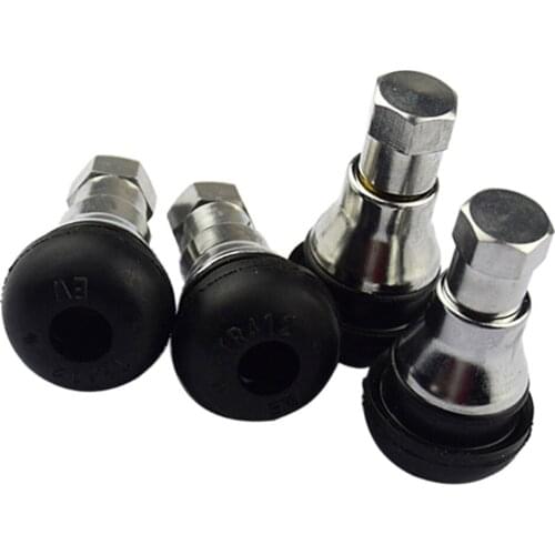 Car Motor Chrome Sleeve Short Valve Stem Difficult Break Snap-in Tire Valve Stems