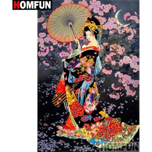 HOMFUN Rhinestone Painting Crystal Decor Diy Diamond Painting "beauty" 3D Cross Stitch Pattern Diamond Embroidery A08701