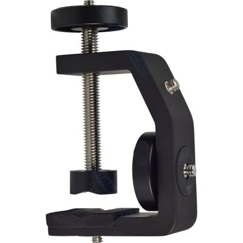 L S Szie 1/4 Multifunctional Aluminum Clip UNC1/4" Screw Universal C stand Clamp For Camera Tripod Flash Holder Bracket