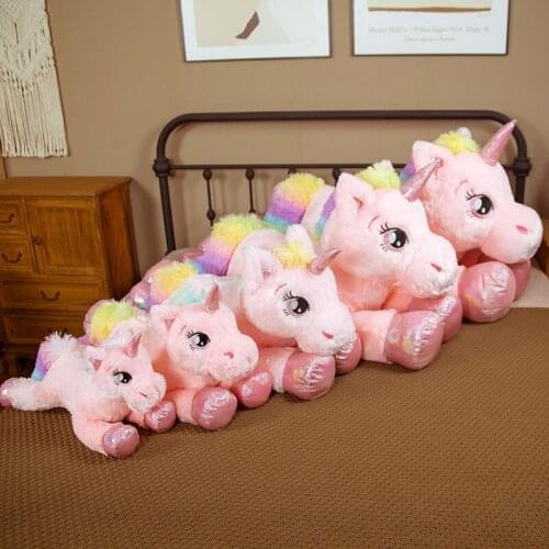 Cute Funny Stuffed Animal Unicorn Plush Toy Gift For Baby Girl