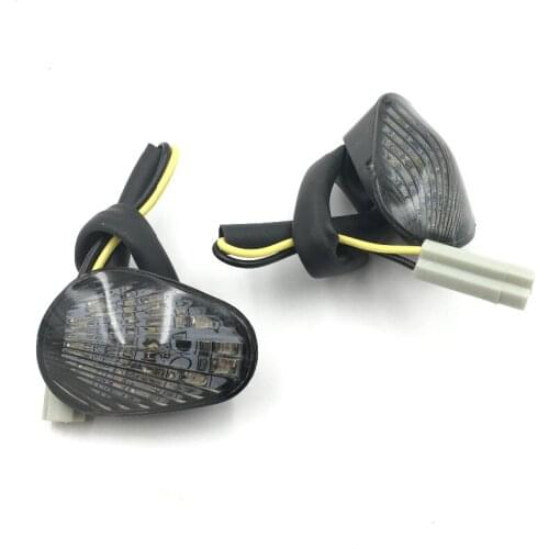 Motorcyle Motorbike Flush Mount LED Turn Signals Lights Indicator Lamps For YAMAHA YZF R1 R6 R6S YZF R6