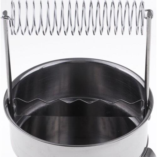 Stainless Steel Brush Washer- Deluxe Leak-Proof Paintbrush Cleaning System for Artists & Painters - 7.68x3.74 inches
