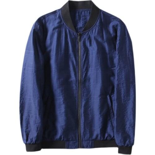 2021 Spring Jacket Mens Baseball Suit Casual Tops Zipper Causal Coat Outerwear Long Sleeve Male Clothing Solid Color