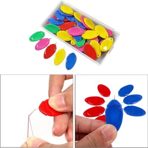 Plastic Needle Threaders Mixed Colors for Hand Sewing Machine DIY Embroidery
