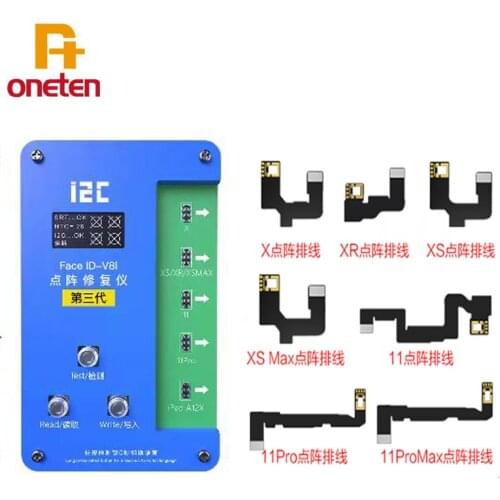 I2C IFace-V8 Dot Matrix Programmer For iPhone X XS 11 Pro Max iPad A12 Face ID Reading Writing Programmer