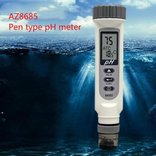 Az8685 pen pH meter. Taiwan Hengxin az-8685 acidity meter. Water quality detection pen for aquarium and aquarium