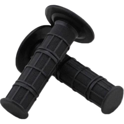 Motorcycle grips Handlebar grips Motorcycle scooter Quad 22mm rubber Motocross black
