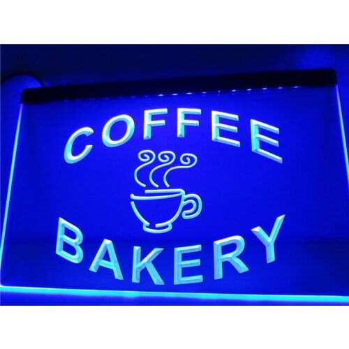 LB497-b Bakery Coffee Shop Cup Display LED Neon Light Sign
