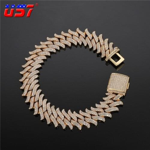 Золотые браслеты для мужчин US7 China At AliExpress