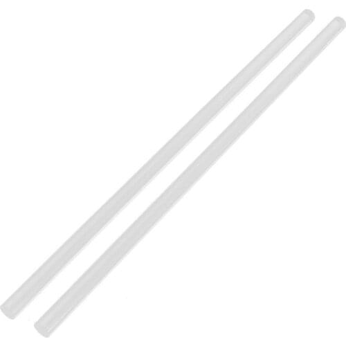 3Mmx250Mm Round Shape Solid Acrylic Rod Pmma Extruded Bar Clear 2Pcs