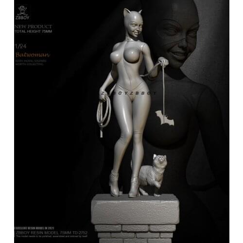 75mm 1/24 Resin model kits figure beauty colorless and self-assembled TD-2752