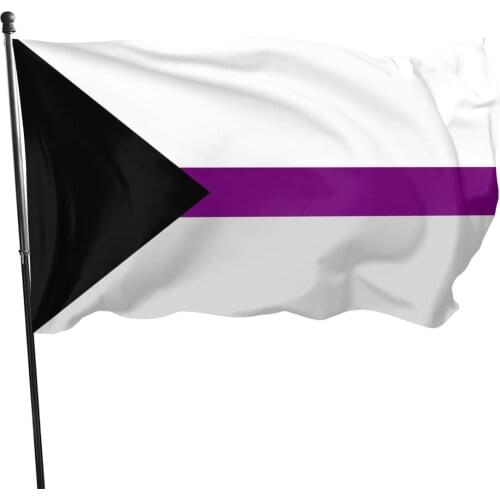 90x150cm LGBTQIA Ace Community Demi Asexuality Asexual Pride Demisexual Flag