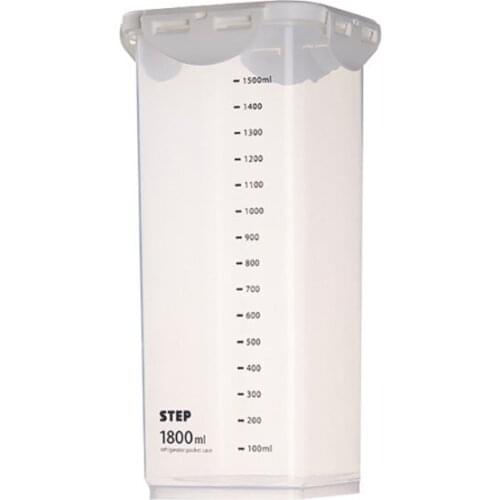 Large Transparent Plastic Airtight Tank Refrigerator Food Storage Jar Milk Powder Storage Tank Grain Storage Box