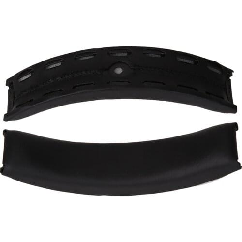 Black Replacement Headband Memory Foam Leather Cushion Ear Pad for Beats By Dr.Dre Stuido 1.0 Headphones Repair Parts