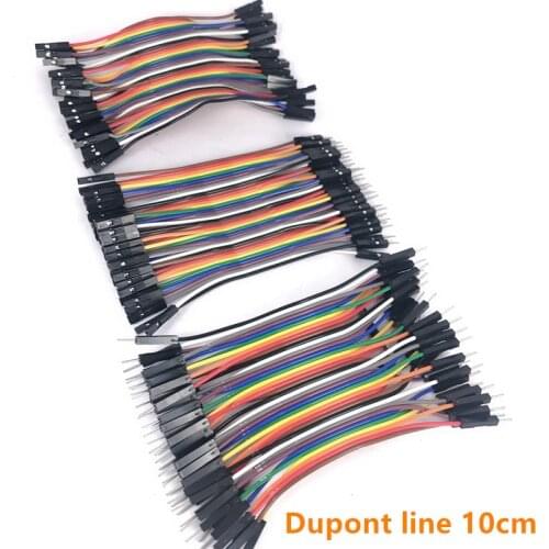 Dupont line 10cm male to male + male to female + female to female jumper wire Dupont cable
