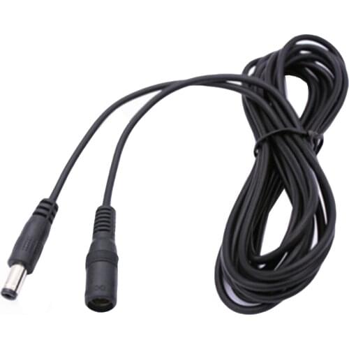 DC extension cord Power Jack DC 5.5x2.1mm extension cable 3M 10ft 5.5X2.1 male to female for CCTV power supply
