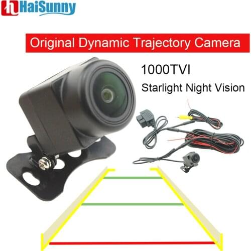 Rear Camera Dynamic Guided Parking Line Wide View Angle View Angle For Steering Wheel Rearview Reverse Camera HD Night Vision