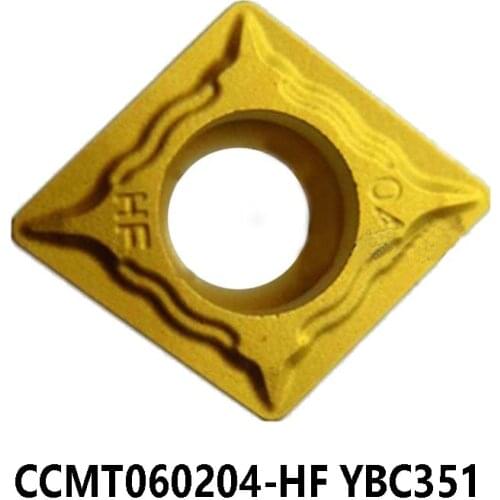 100% Original CCMT 060204 CCMT060204-HF YBC351 CCMT0602 Carbide Inserts Turning Tools Lathe Cutter CCMT06
