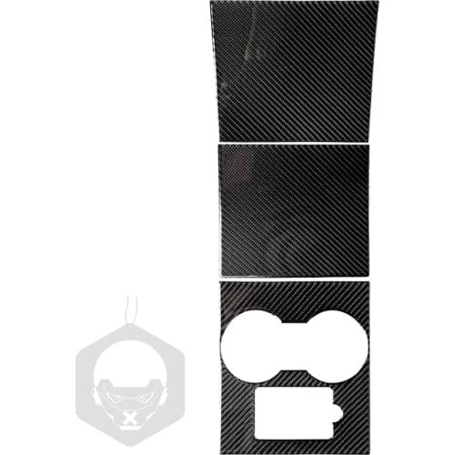 Carbon Fiber Center Console Trim Kits Self-adhesive Protector for Tesla Model 3