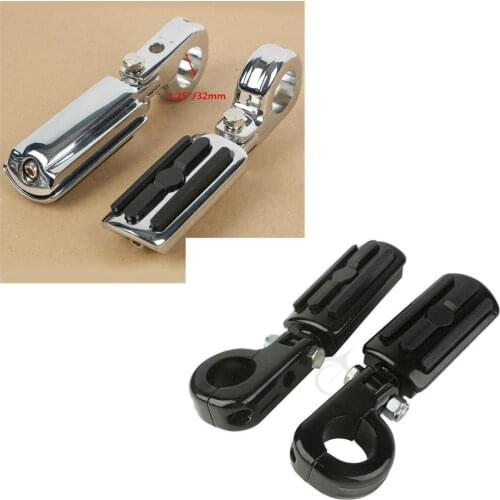 Motorcycle Highway New 32mm 1.25" Engine Bars Foot Pegs For Yamaha Kawasaki Suzuki Honda Harley Electra Glide Street Road King