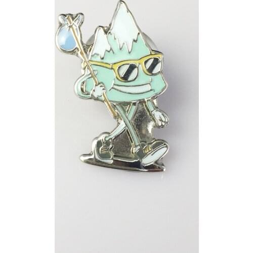 Cartoon boy sunglasses Brooch Metal Enamel Pin Button for Jacket Shirt Pin Badge Icon Fashion Jewelry for Boy Girl Kid (10pcs)