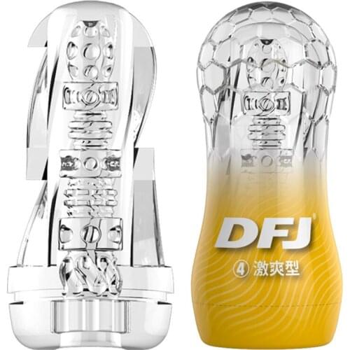 Male Masturbator Cup Soft Pussy Sex Toys Transparent Vagina Adult Endurance Exercise Sex Products Vacuum Pocket Cup for Men