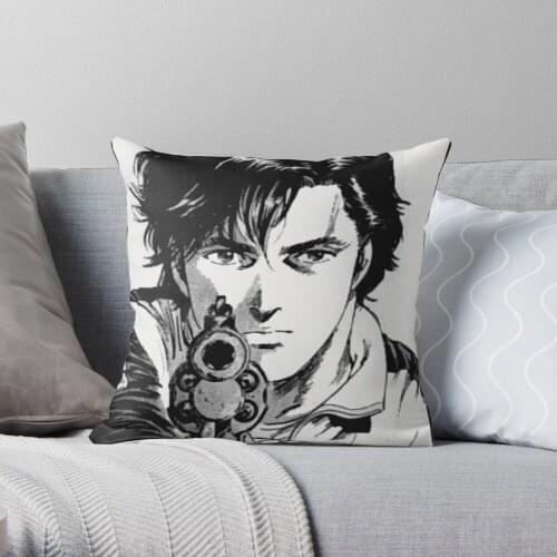 Nicky Larson Throw Pillow Cushion Cover Polyester throw pillows case on sofa home living room car seat decor 45x45cm
