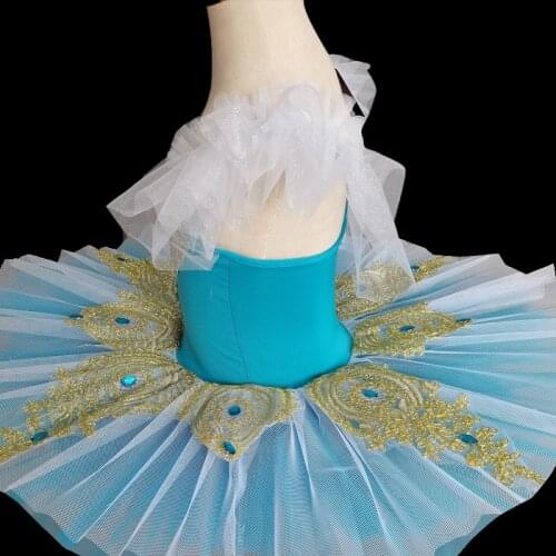 NEW blue lake Classic Costume Tutu Ballet Dance Tutu Professional Ballet Tutu Costumes Platter Competition Ballet Tutu skirt
