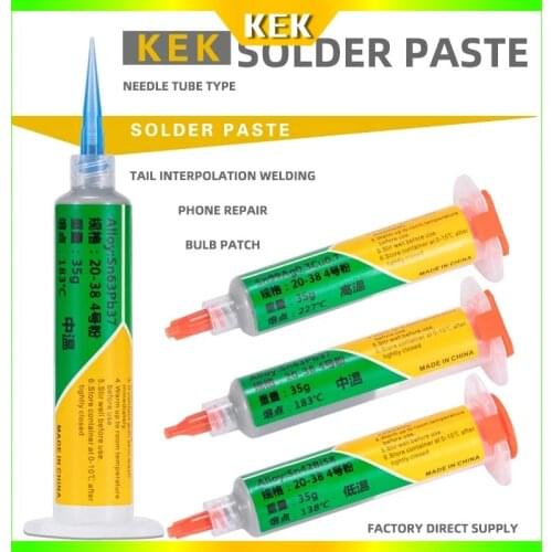 Needle Tube Repair Solder Paste Is Suitable for PCB Repair At Low Temperature, Medium Temperature and High Temperature