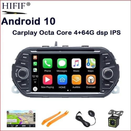 PX5 DSP 4G+64G Android 10 Car Stereo GPS For Fiat Tipo Egea Dodge Neon 2015 2016 2017 2018 Radio DVD WiFi Audio Video Navigation