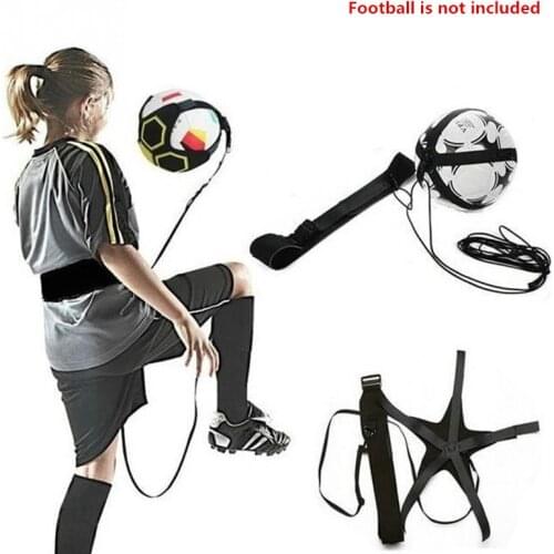 Soccer Training Sports Assistance Adjustable Football Trainer Hand-free Soccer Ball Practice Belt Training Equipment Kick