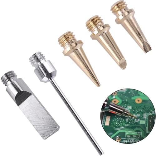 Self-Ignition 5pcs Gas Soldering Iron Cordless Welding Torch Kit Tool HS-1115K Top Quality Ignition Butane Soldering Iron tip
